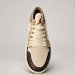 کتونی نایکی جردن 1 لو مردانه کرم قهوه‌ای سفید | Nike Air Jordan 1 Low Cream Brown White