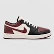 کتونی نایک ایر جردن ۱ لو مردانه زرشکی مشکی سفید Nike Air Jordan 1 Low Burgundy Black White