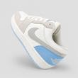کتونی نایک ایر جردن ۱ لو مردانه طوسی سفید آبی Nike Air Jordan 1 Low Grey White Blue