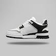 کتونی لویی ویتون مردانه مدل LV Trainer رنگ سفید مشکی (کلاسیک)   Louis Vuitton LV Trainer White Black Classic Sneakers