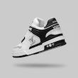 کتونی لویی ویتون مردانه مدل LV Trainer رنگ سفید مشکی (کلاسیک)   Louis Vuitton LV Trainer White Black Classic Sneakers