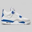 کتونی نایکی ایر جردن ۴ رترو سفید آبی  Nike Air Jordan 4 Retro White Blue
