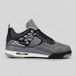 کتونی نایکی ایر جردن ۴ طوسی مشکی با جزئیات زبرا   Nike Air Jordan 4 Grey Black Zebra