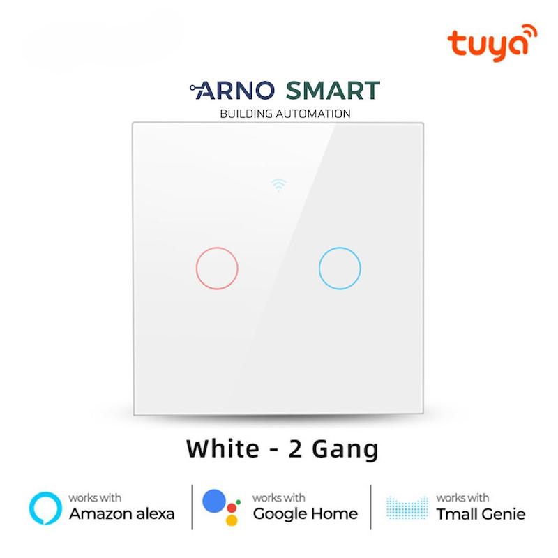 کلید لمسی هوشمند-دو پل Tuya WiFi 