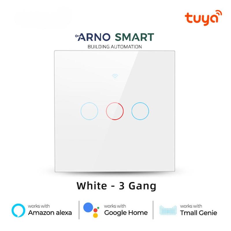 کلید لمسی هوشمند-سه پل Tuya Wifi 