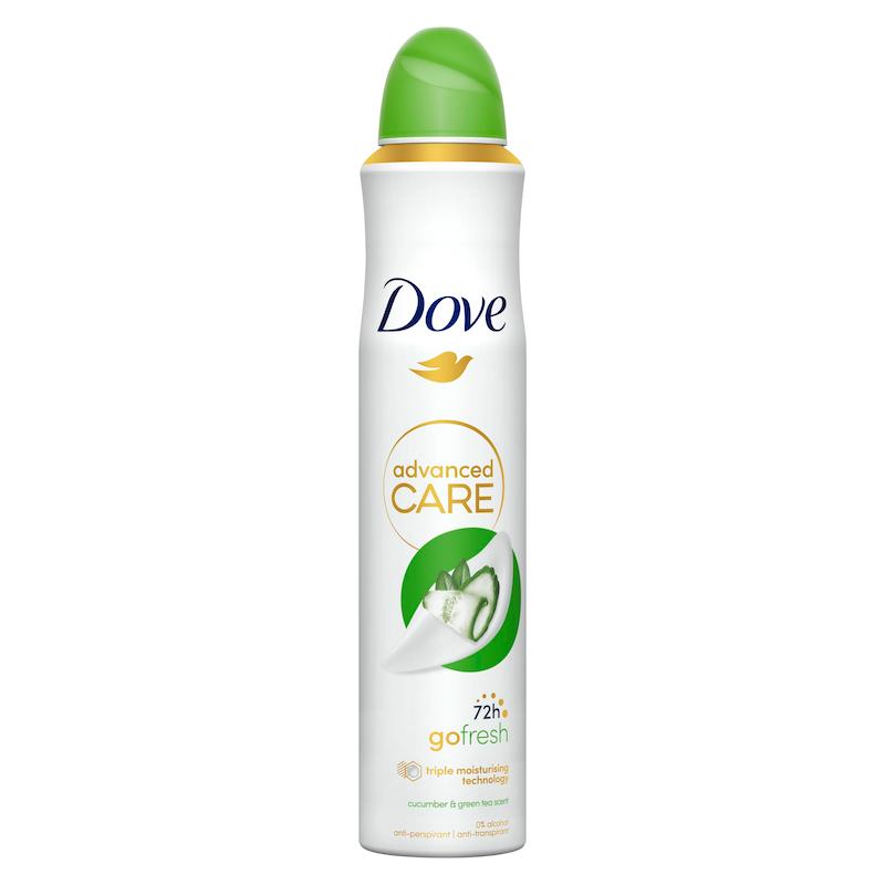 اسپری ضدتعریق  DOVE ADVANCED CARE GO FRESH Cucumber & Green Tea
