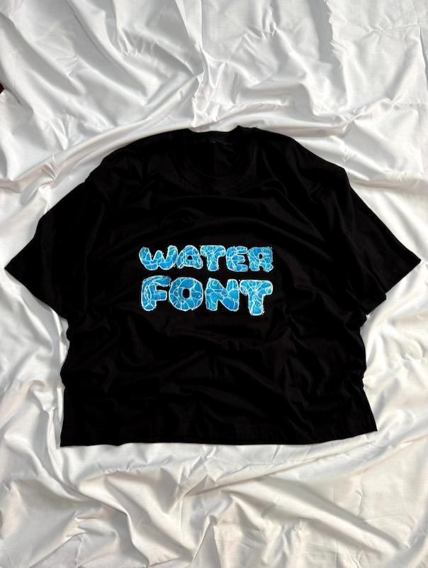 تیشرتWater font