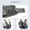 مانت دوربین گوپرو مدل Gopro Chesty (مانت جلیقه‌ای پلوز مدل Chest Bracket) رنگ طوسی