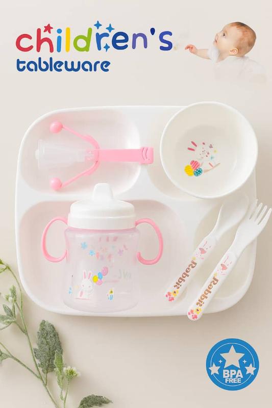 ست ظرف غذای کودک مجموعه 6 عددی مناسب سیسمونی