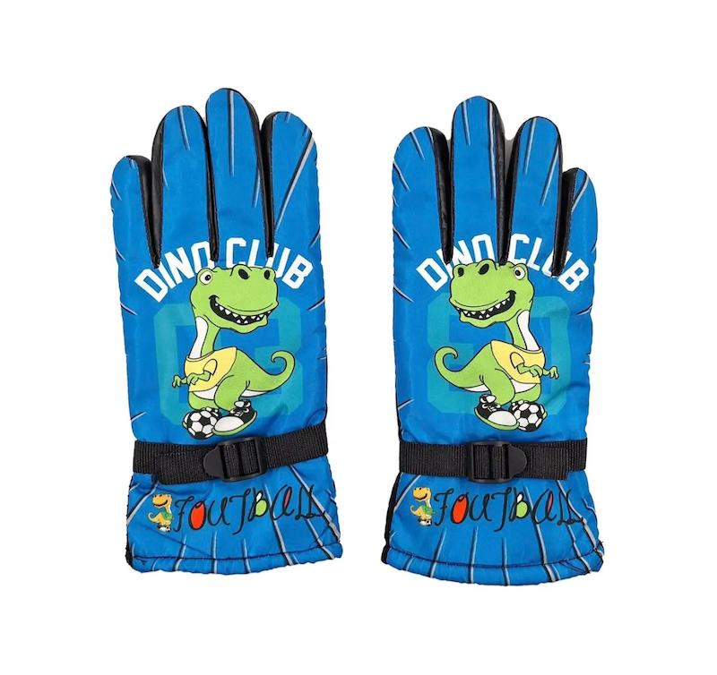 دستکش پسرانه مدل دایناسور داخل پشمی