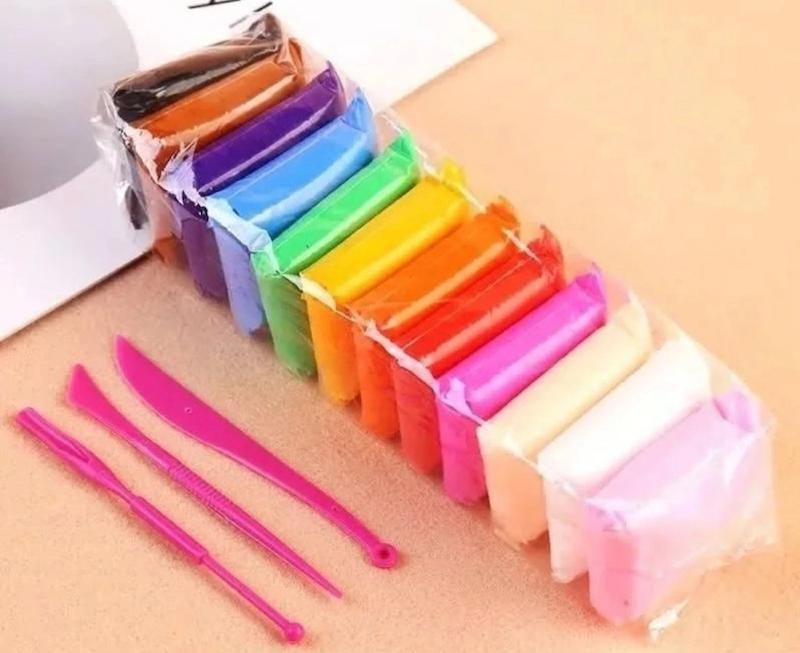 خمیر بازی برند خارجی کلی مدل سبک بسته 12 عددی