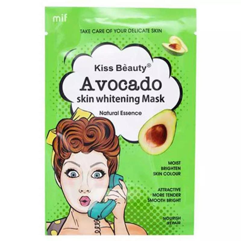 ماسک ورقه ای عصاره آووکادو مدل ضدجوش و روشن کننده 