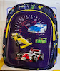 کوله پشتی مهدکودک طرح ماشین های مسابقه ای کد 12