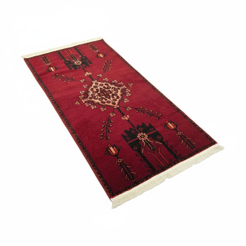 فرش دستبافت خراسان طرح عشایری مدل آنتیک