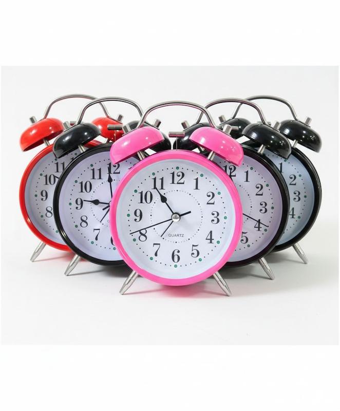 ساعت فلزی رومیزی مدل نوستالژی رنگی