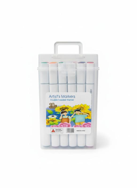 ماژیک راندو تاچ بسته ۱۸ عددی دو سر برند TwinMarker اورجینال