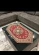ست ۵ تکه رومیزی ترمه ابریشم طرح شاه پسند اعلا