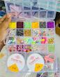 پک مهره‌سازی همه‌کاره Crystal Box مدل Rainbow Craft Box