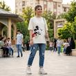 تی شرت باکسی مدل Micky Mouse