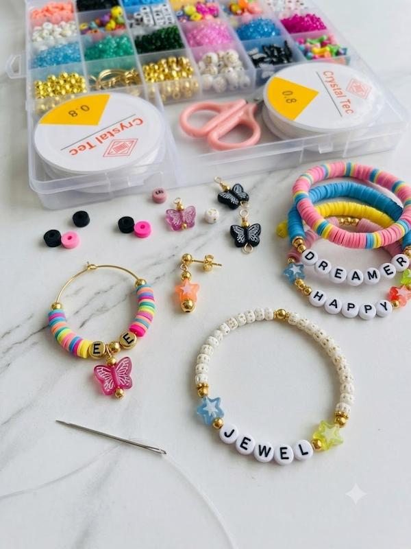پک ملزومات ساخت دستبند و گردنبند مدل گوشواره‌های طلایی آرسا  Arsa Golden Earrings Kit 