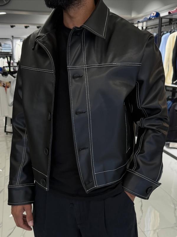 جکت چرم باکسی