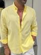 پیراهن جیستو ساده لیمویی