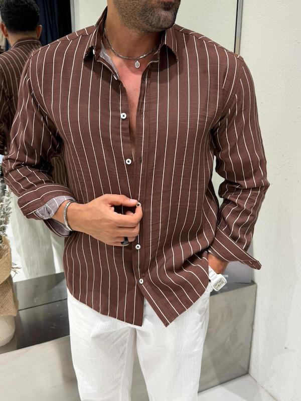 پیراهن جیستو  راه راه کد ۲ 