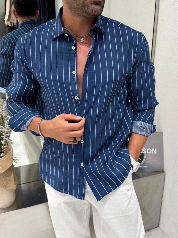 پیراهن جیستو  راه راه کد ۲ 