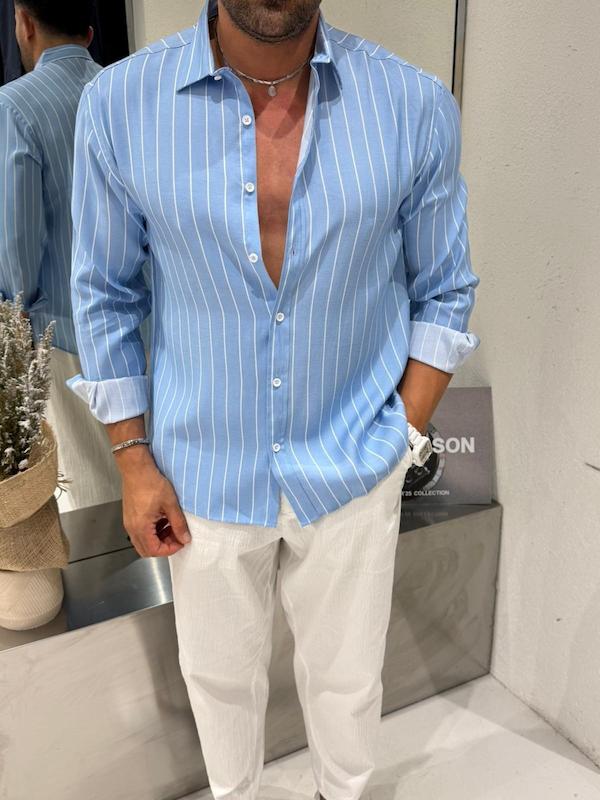 پیراهن جیستو  راه راه کد ۲ 