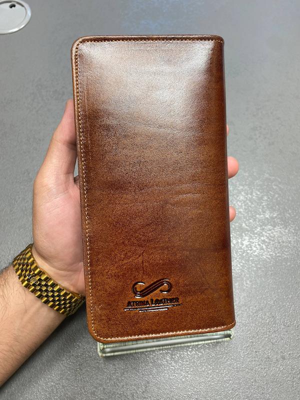 کیف پول پالتویی چرم طبیعی 7044