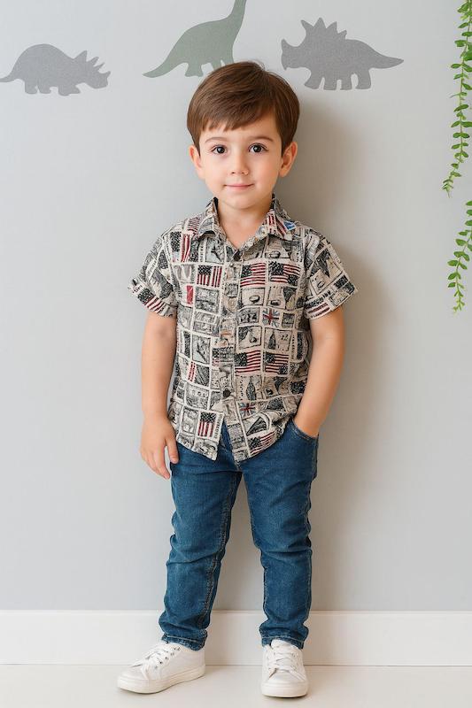 پیراهن  تک نخی لندن