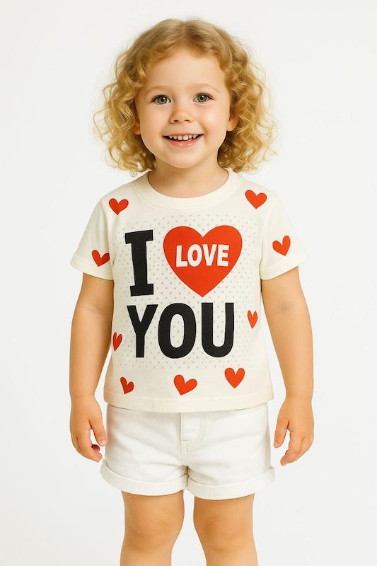 تیشرت تک love 