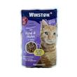پوچ گربه وینستون مدل گوشت گاو و مرغ وزن 100 گرم