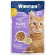 پوچ گربه وینستون مدل سسی طعم مرغ و ماست وزن 100 گرم