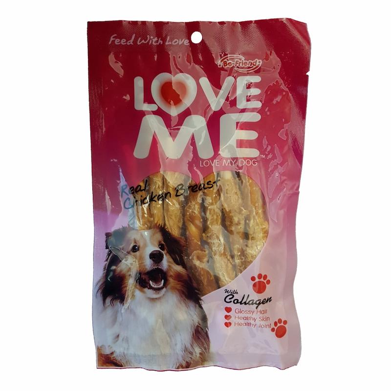 غذای تشویقی سگ لاومی مدل jerky wrap وزن 66 گرم