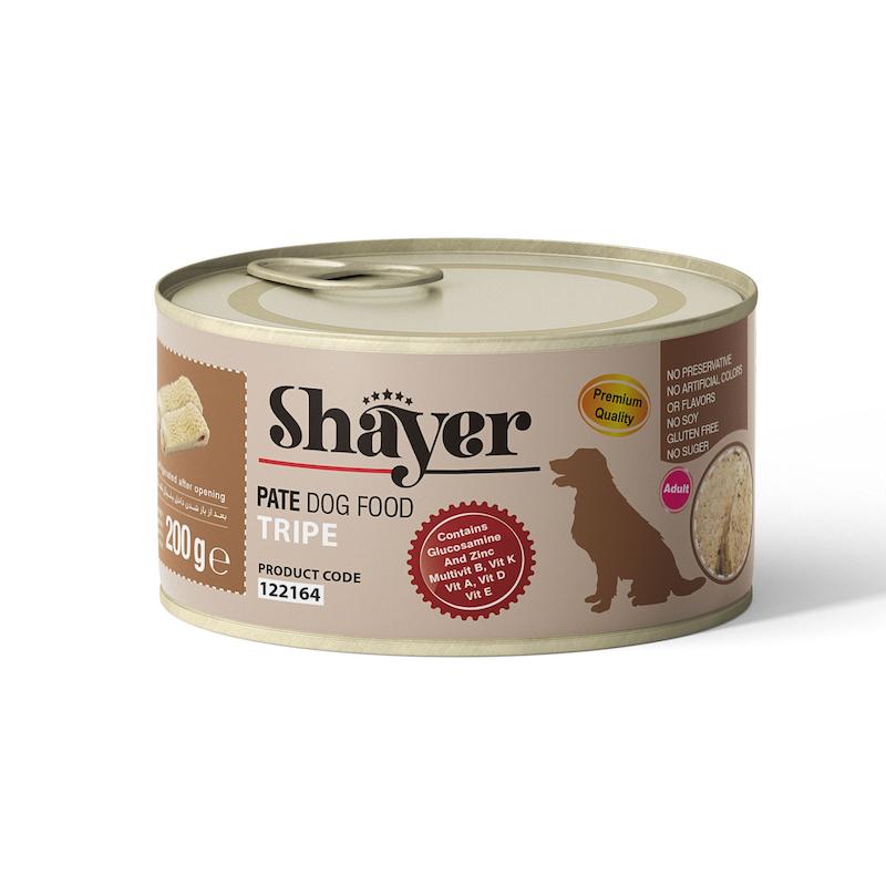 کنسرو سگ شایر پته سیرابی ۲۰۰ گرم