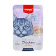 پوچ گربه ونپی مدل سوپر پریمیوم طعم مرغ و خرچنگ وزن ۸۵ گرم