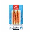 تشویقی مدادی سگ ونپی با طعم دورپیچ مرغ Wanpy Rawhide Twists Dog Treat بسته 10 عددی