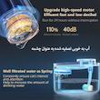 آبخوری اتوماتیک گربه و سگ مدل ظرفیت 2.2 لیتر Pet Water Dispenser 2118 رنگ سفید