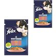 پوچ گربه فلیکس با طعم ماهی سالمون Felix Cat Pouch وزن 85 گرم
