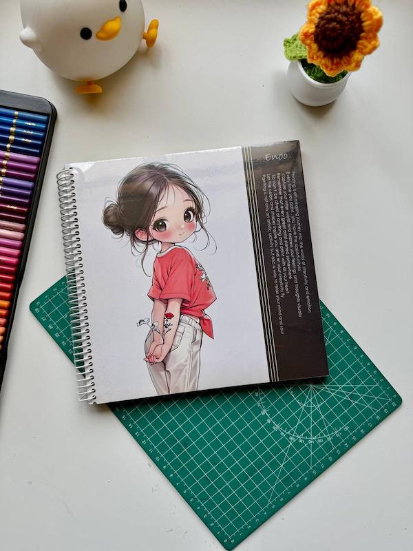 دفتر طراحی کرافت سایز ۲۲*۲۲