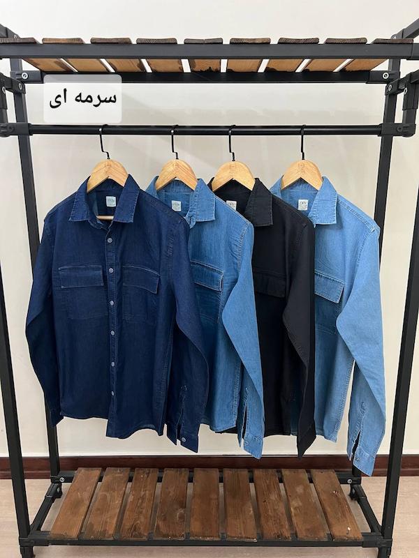 پیراهن جین دوجیب 2631