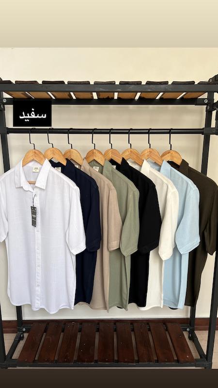 پیراهن آستین کوتاه ساده 2660