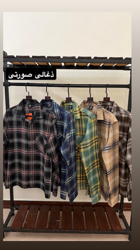 پیراهن پشمی چهارخانه ۲۷۰۹