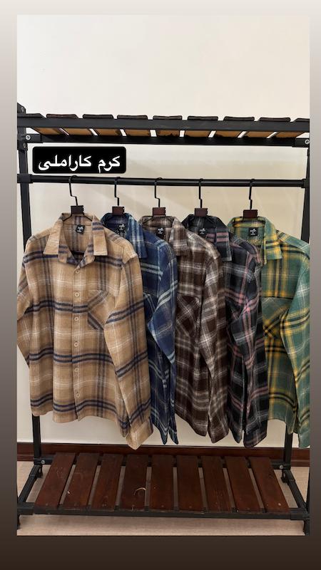 پیراهن پشمی چهارخانه ۲۷۰۹