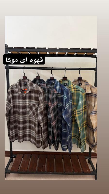 پیراهن پشمی چهارخانه ۲۷۰۹