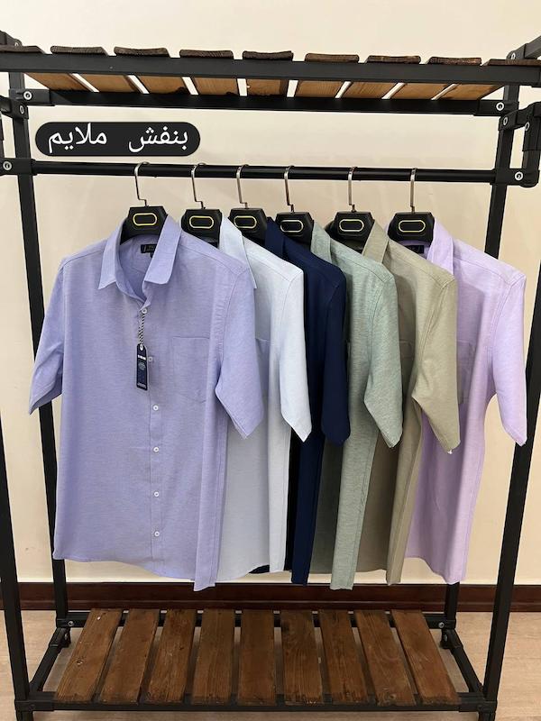 پیراهن استین کوتاه تک جیب 2536
