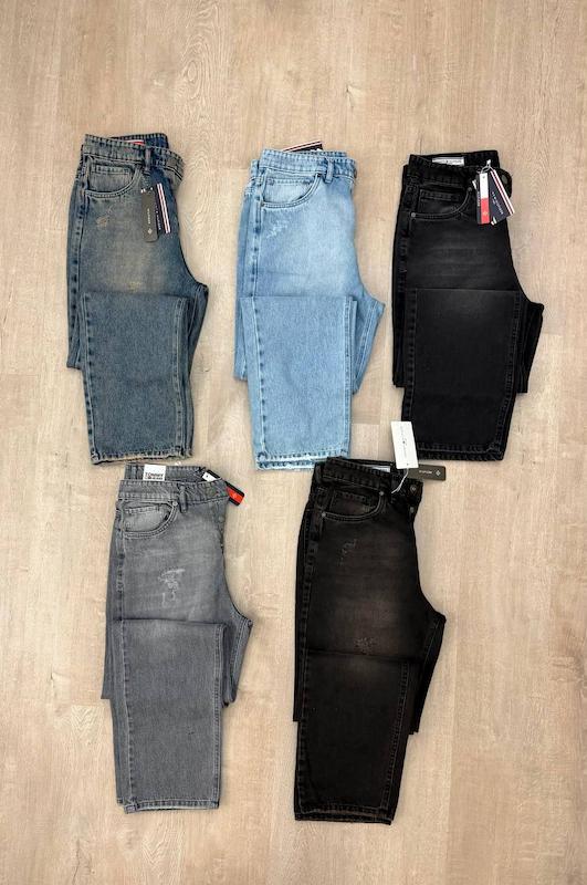 شلوار جین نیم بگ