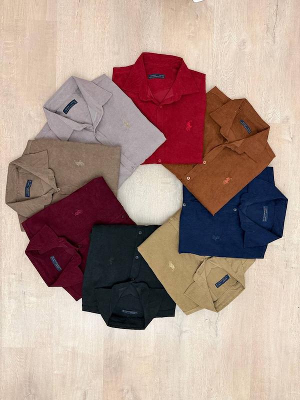 پیراهن مخمل کبریتی 2594