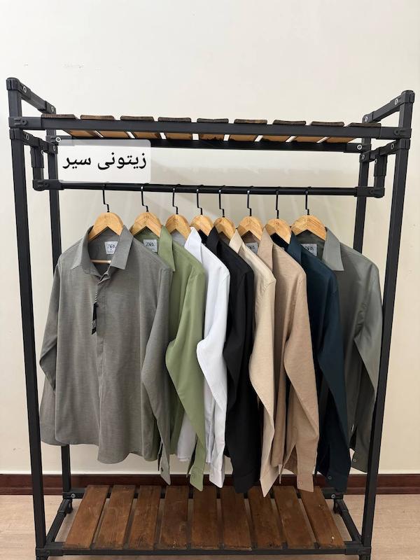 پیراهن استین بلند قابپک مخفی 2626